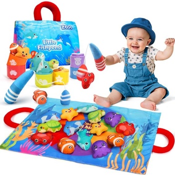 ZOOI Montessori hračka pre vek 1+, 5v1 motorická hra na…