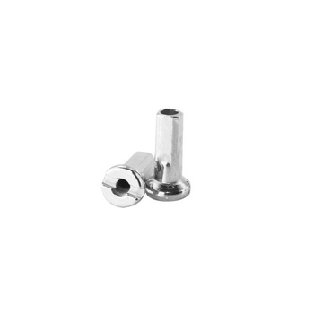 Dráty z nerezové oceli 14G s niplemi, sada 6 kusů (SUS304 stříbrná, 135 mm) SUS304 stříbrná 135 mm