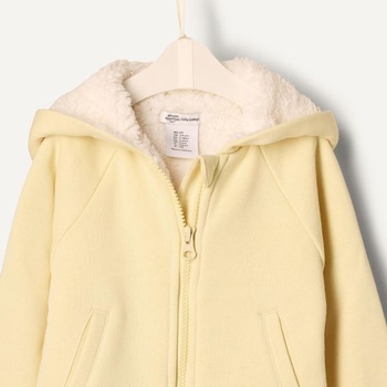 Unisex mikina na zips pre bábätká Amazon Essentials x Sofia Grainge, 4 roky, maslovo žltá