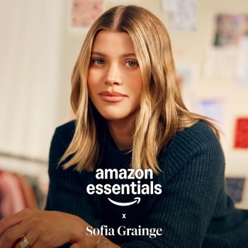 Unisex mikina na zip pro miminka Amazon Essentials x Sofia Grainge, 4 roky, máslově žlutá