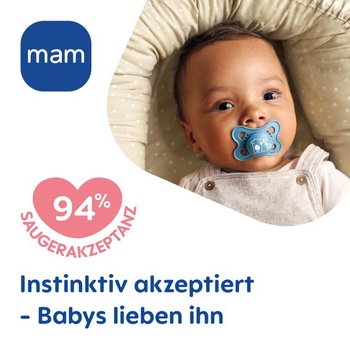 Cumlíky MAM Original Pure, 0-6 mesiacov, 2 kusy, modré/béžové