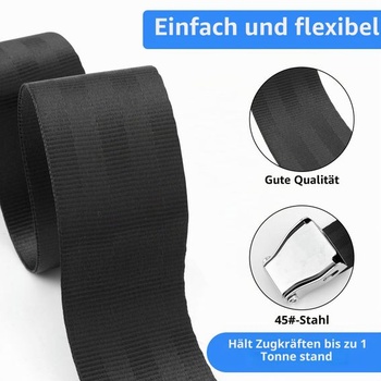 Popruh na hamstringy Nordic Curl, prémiový polyester, odolný popruh na bench bench Nordic Curl,