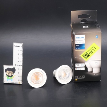 Múdra lampa Philips Hue GU10, stmievateľné teplé biele svetlo, balenie 2 ks, kompatibilné s