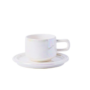 Sada keramických hrnků na kávu 250ml, espresso hrnek s…