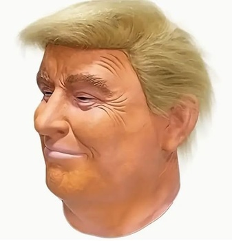 Veľká latexová maska ​​Donalda Trumpa s vlasmi z roku 2026 - Realistický kostým pre dospelých -