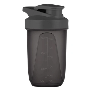 Proteínový šejker, 400ml fľaša na proteínový šejker, čierna…