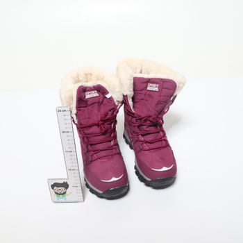 Dámské zimní boty Fashion sport fialové, vel. 42