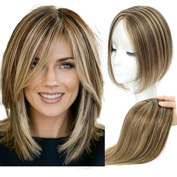 Dámska parochňa stredne hnedá s blond
