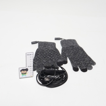 Pletené USB vyhrievané rukavice Healifty