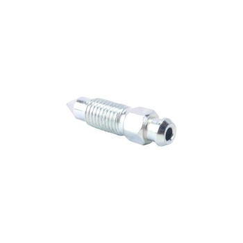 4 kusy odvzdušňovacích skrutiek M8 x 1 mm s krytkou z pozinkovaného kovu pre strmene kotúčových bŕzd,