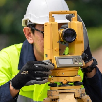 COOLJOB 2 páry zahradnických rukavic pro muže a ženy, nitrilové pracovní rukavice s dotykovými
