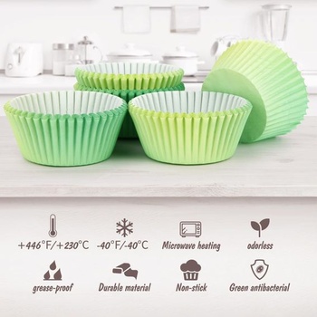 Spesh papierové košíčky na muffiny, 100 kusov, tvary košíčkov, papierové košíčky na muffiny pre