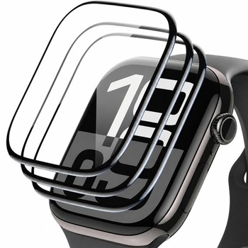 Súprava 3 ochranných fólií na displej pre Apple Watch Series 6 5 4 SE 44 mm číra/HD - balenie 3 ks 44 mm