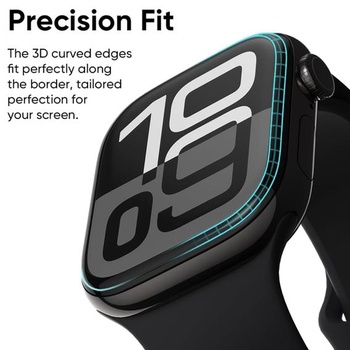Súprava 3 ochranných fólií na displej pre Apple Watch Series 6 5 4 SE 44 mm číra/HD - balenie 3 ks 44 mm