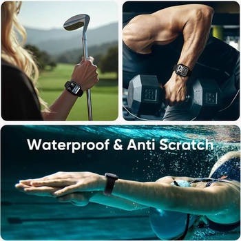 Súprava 3 ochranných fólií na displej pre Apple Watch Series 6 5 4 SE 44 mm číra/HD - balenie 3 ks 44 mm