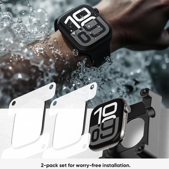 Súprava 3 ochranných fólií na displej pre Apple Watch Series 6 5 4 SE 44 mm číra/HD - balenie 3 ks 44 mm