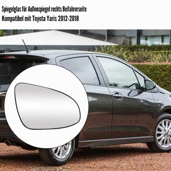 Náhradné zrkadlo TTCR-II kompatibilné s vozidlami Toyota Yaris III 2012-2018 12-19 Yaris III - pravé