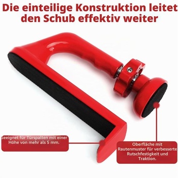 Nastavitelný zámek dveří bez vrtání, mechanická západka uvnitř pro zvýšenou bezpečnost dveří,