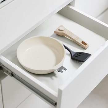 Indukčná panvica RIOVARM 24 cm s nepriľnavým povrchom a odnímateľnými rukoväťami, panvica na vajcia bez