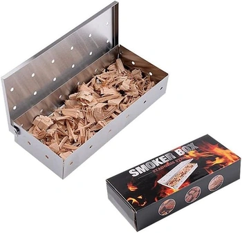 Udiareň, nerezová udiareň na gril BBQ pre udiarne, udiareň pre plynové grily, grily na drevené uhlie a