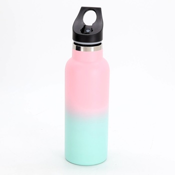 Termoska, 500ml bez BPA, nerezová láhev na pití, nepropustná dvoustěnná izolovaná láhev, láhev na
