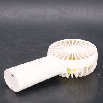 Ručný ventilátor JISULIFE 4000 mAh, biely