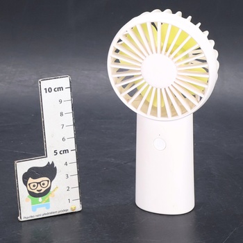 Ručný ventilátor JISULIFE 4000 mAh, biely