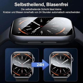 Ochranná fólia na displej Uluck, sada 8 kusov, kompatibilná s Apple Watch Series 11 (2025)/Series 10