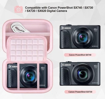Puzdro na fotoaparát Lacdo pre digitálne fotoaparáty Canon PowerShot SX740 SX730 SX720 SX620,