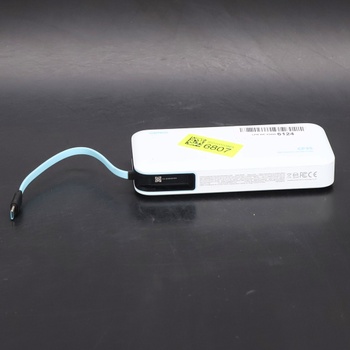 Powerbanka CUKTECH, 45W 20000mAh Powerbanka s integrovaným kabelem USB-C, baterie s funkcí rychlého