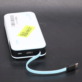 Powerbanka CUKTECH, 45W 20000mAh Powerbanka s integrovaným kabelem USB-C, baterie s funkcí rychlého