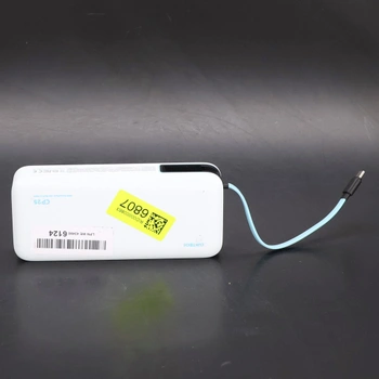 Powerbanka CUKTECH, 45W 20000mAh Powerbanka s integrovaným kabelem USB-C, baterie s funkcí rychlého