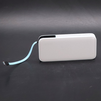 Powerbanka CUKTECH, 45W 20000mAh Powerbanka s integrovaným káblom USB-C, batéria s funkciou rýchleho