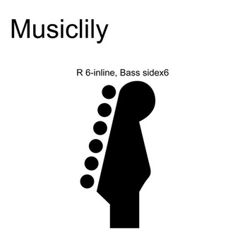 Kolíčky na gitaru Musiclily Pro R15J