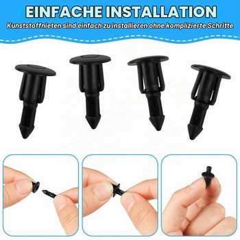 60 kusů plastových nýtů 6 mm, univerzální montážní klipy do auta, klipy pro upevnění nárazníku,