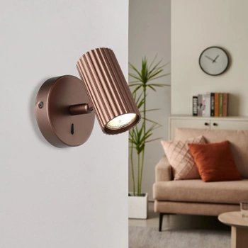 Nástenná lampa Eglo Portillo LED bronzová