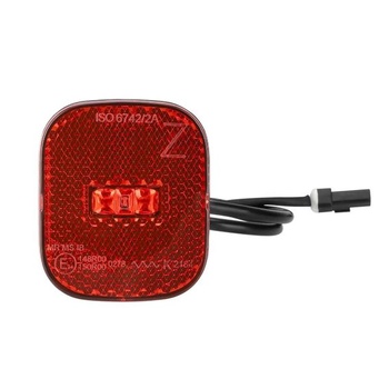 Zadní světlo pro elektrickou koloběžku Segway Ninebot Max G3/F3/ZT3 Pro, výstražné brzdové světlo,