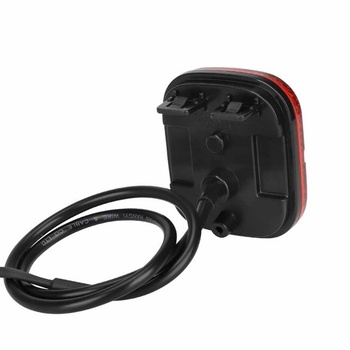 Zadné svetlo pre elektrickú kolobežku Segway Ninebot Max G3/F3/ZT3 Pro, výstražné brzdové svetlo,