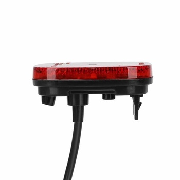 Zadné svetlo pre elektrickú kolobežku Segway Ninebot Max G3/F3/ZT3 Pro, výstražné brzdové svetlo,