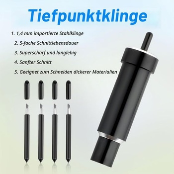 Čepel s hlubokým řezem kompatibilní s Cricut Maker 3, prémiové čepele s jemným hrotem s pouzdrem,