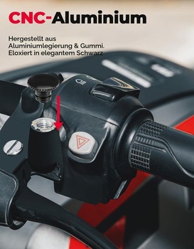 KEMIMOTO Univerzálne skrutky M10 na zaslepenie motocyklových zrkadiel, CNC hliník, krytky motocyklov