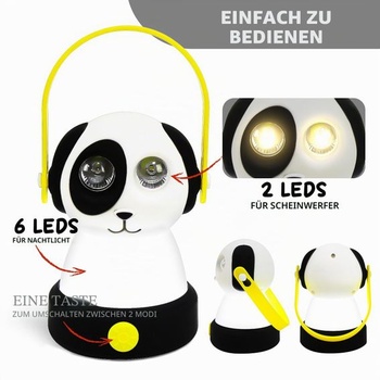 LED lampa pro děti OSCEVIA, design štěněte