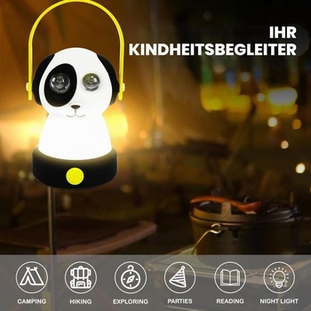 LED lampa pre deti OSCEVIA, design šteňaťa