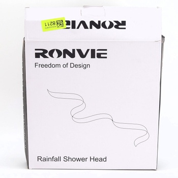 Ronvie 11-palcová samočistiaca sprchová hlavica Rain Shower, pevná sprchová hlavica Rain s tryskami