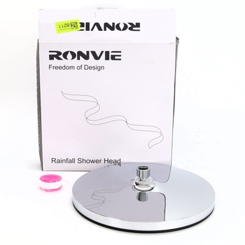 Ronvie 11palcová samočisticí sprchová hlavice Rain Shower, pevná sprchová hlavice Rain s tryskami