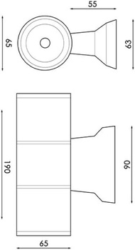 Nástenné LED svietidlo M Ledme LM6189