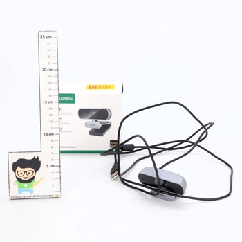 UGREEN Webcam Full HD 1080P/30fps USB A webkamera s mikrofonem pro PC, automatická korekce světla,