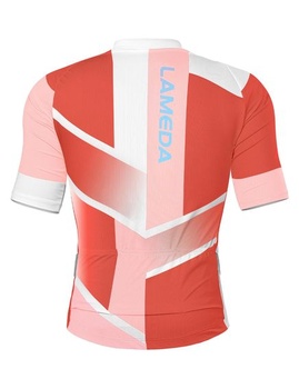 LAMEDA Pánsky cyklistický dres s krátkym rukávom, letný, priedušný, elastický, rýchloschnúci, s 3