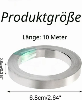 Niklový pásek, niklový pásek 0,15 x 8 mm, svářečské příslušenství, deskový pásek kompatibilní s