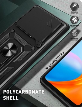 Pouzdro pro Xiaomi 14T Pro 5G/Xiaomi MII 14T Pro 5G, ochranný kryt s 360° kroužkem a krytkou